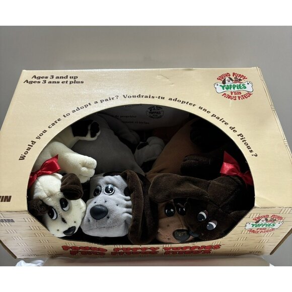 1985 Pound Puppy Yuppies With Receipt & Certification New In Box Vintage - Picture 1 of 8
